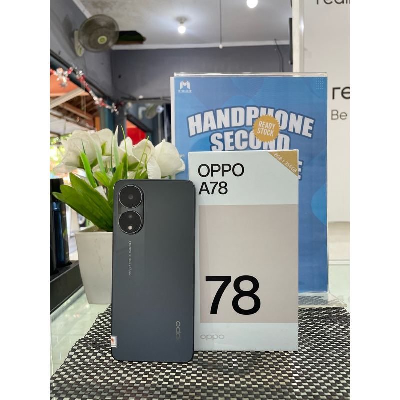 OPPO A78 4G 8/256GB || SECOND BERGARANSI RESMI