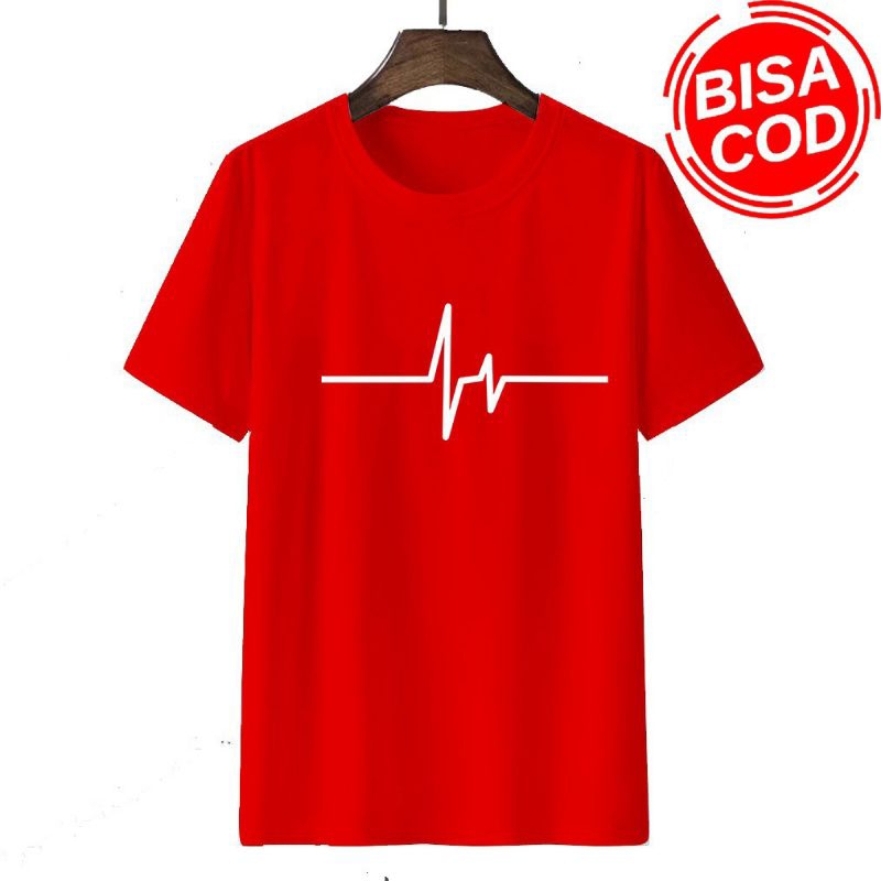 PAKET KAOS 100RIBU DAPAT 7 Baju pria wanita atasan lengan pendek baju dewasa kaos oblong murah-1