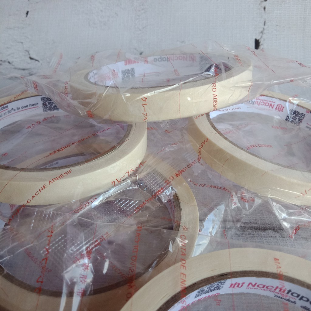 

❤️Sarjana❤️ MASKING TAPE LAKBAN KERTAS NACHI 0.5" (12mm)