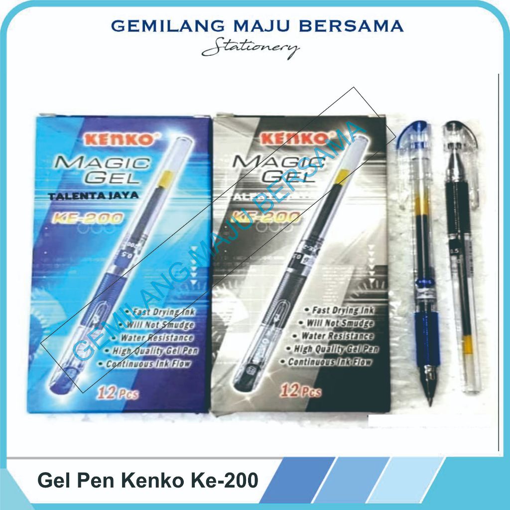 

Gel Pen Kenko Ke-200 (Harga Per Lusin)