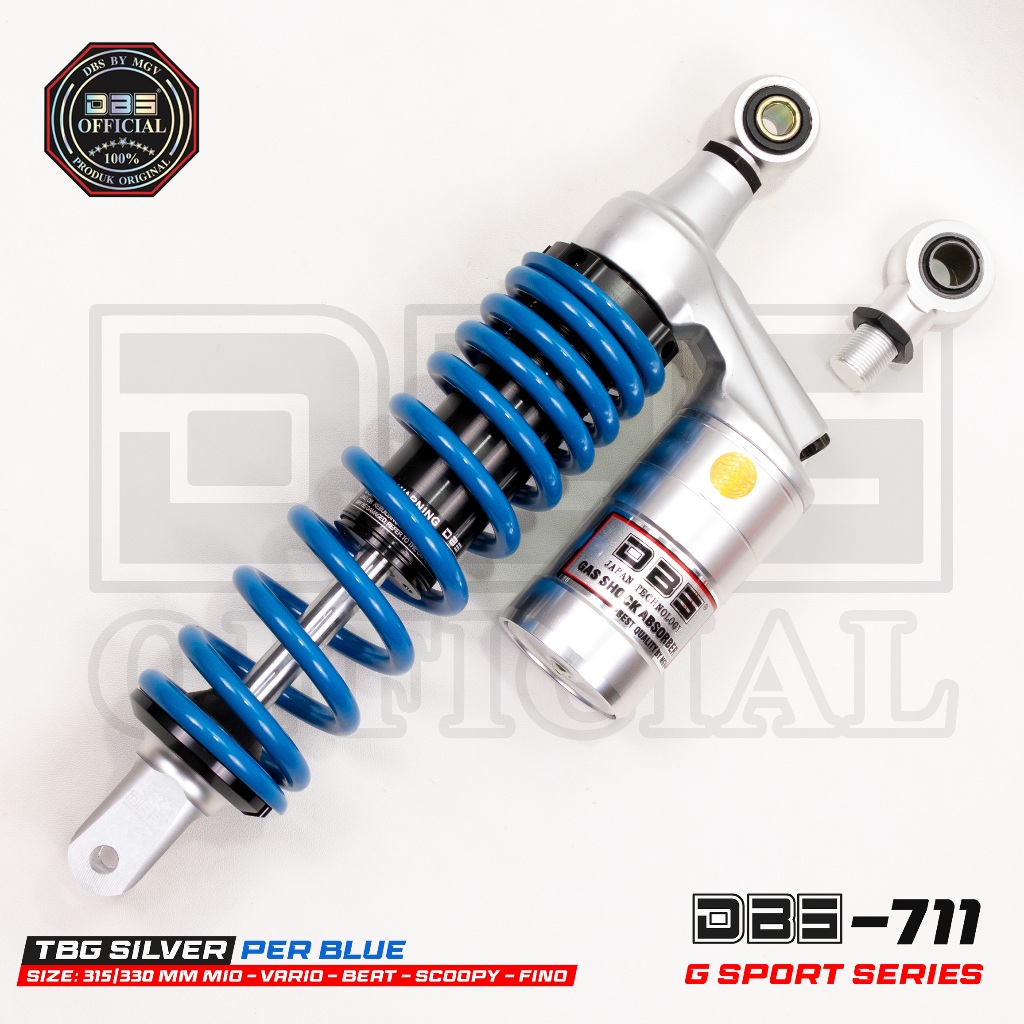 DBS 711 SERIES SHOCK GENIO BEAT VARIO SCOOPY MIO J GT M3 FINO XEON SOUL GT125 FAZZIO 315/330MM