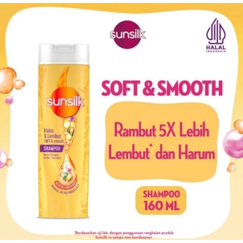 Shampoo Sunsilk Soft and Smooth 170ml // Sunsilk Conditioner soft & smooth 160ml
