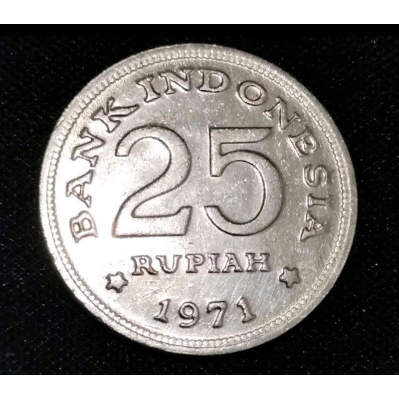 25 rupiah tahun 1971