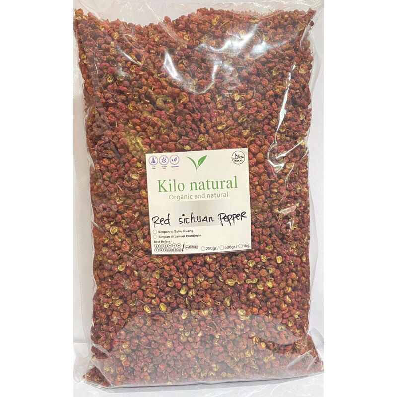 

250gr 川花椒 HUA JIAO HUAJIAO SZECHUAN SICHUAN PEPPER / Red Sichuan 500gr / BUNGAN LADA 250gr