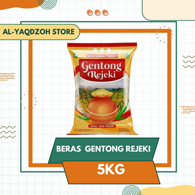 

Beras Premium Gentong Rejeki 5Kg - Enak dan Pulen