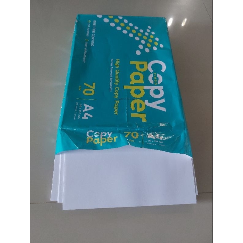 

Kertas HVS A4 70 gram kemasan ekonomis isi 50/100 lembar