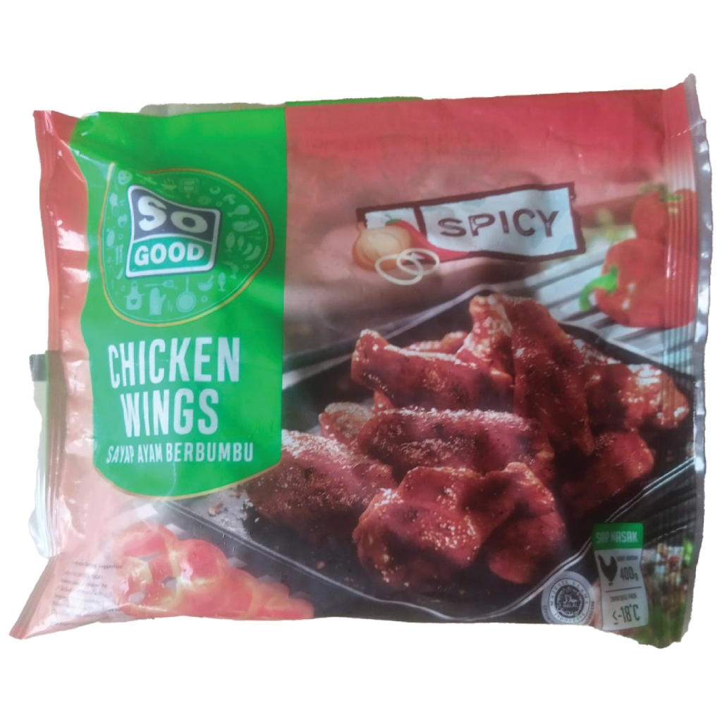 

SO GOOD Spicy Chicken Wings 400 Gram