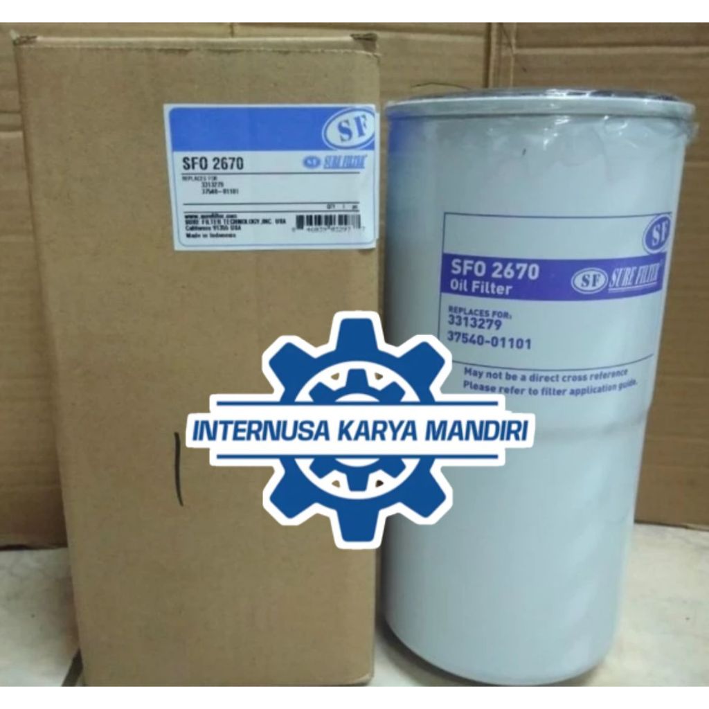 OIL FILTER SURE SFO2670/SFO-2670 SURE FILTER OIL  SFO2670/SFO-2670