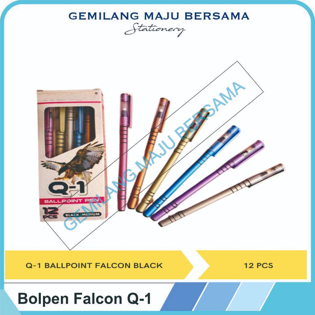 

Bolpen Falcon Q1 (Harga Per Lsn = 12bh)
