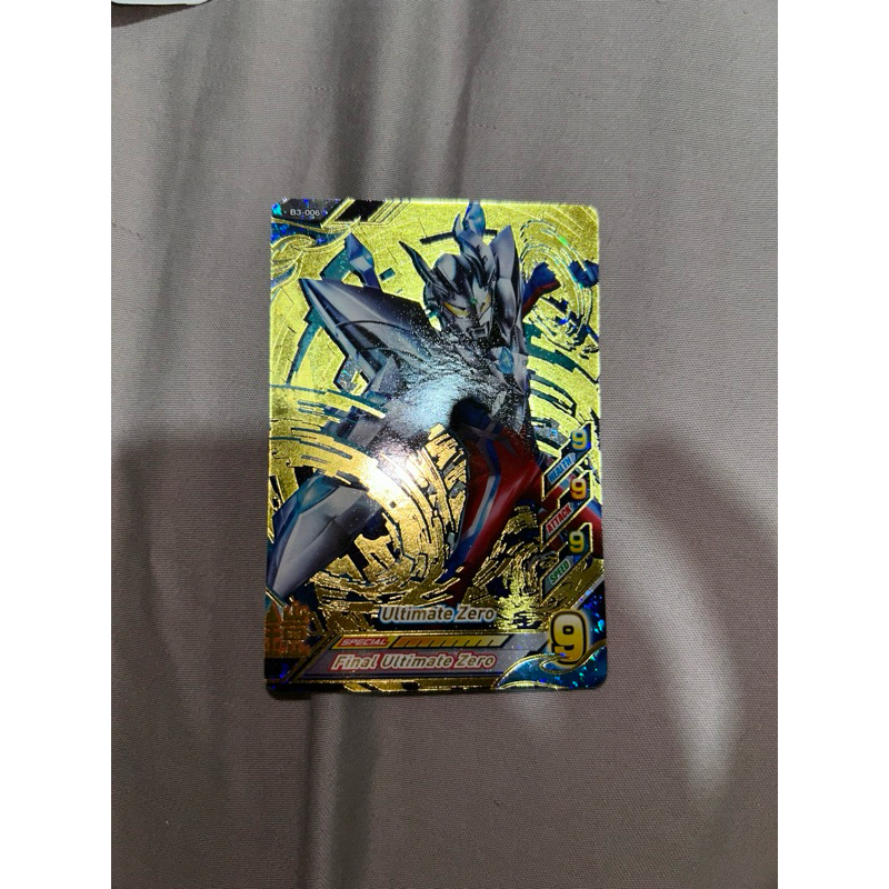 (dapat bonus) ultraman fusion fight r/b ver 3 UR ultra rare ultimate zero