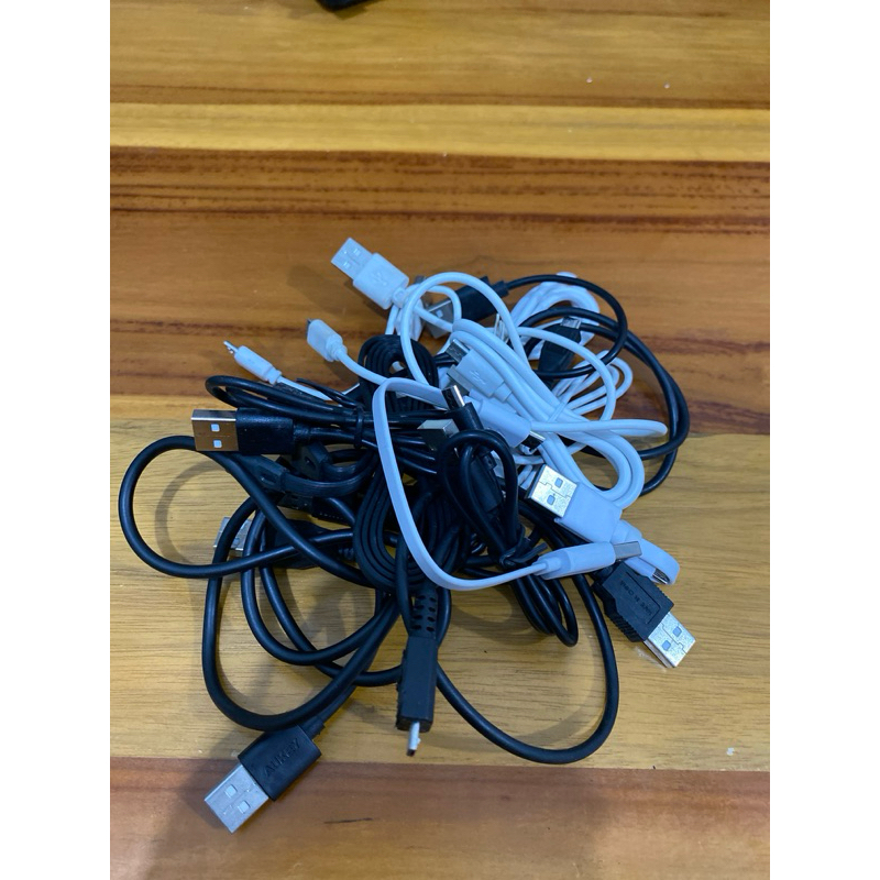 Macam-macam Kabel Charger Micro-USB Preloved NORMAL harga ga sampe 10ribuan