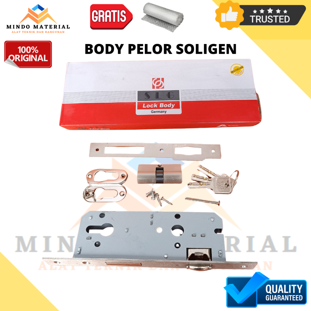 Body Kunci Pintu Pelor SOLIGEN