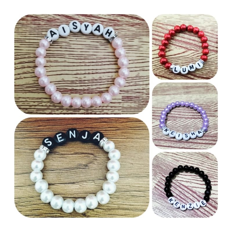 Gelang Anak Custom nama bayi dan anak-anak bisa untuk Laki-laki dan Perempuan