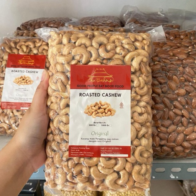 

Kacang Mede Mete Oven Panggang Roasted Kacang Mede Wonogiri Asli 1kg