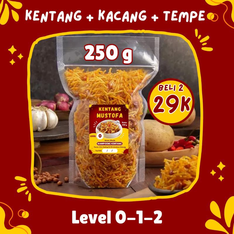 

KENTANG MUSTOFA 250 GRAM LEVEL 0/1/2