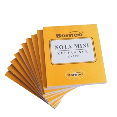 

TBMO (PACK) NOTA MINI NCR K2 BORNEO NTOB0007 PAS @10PCS