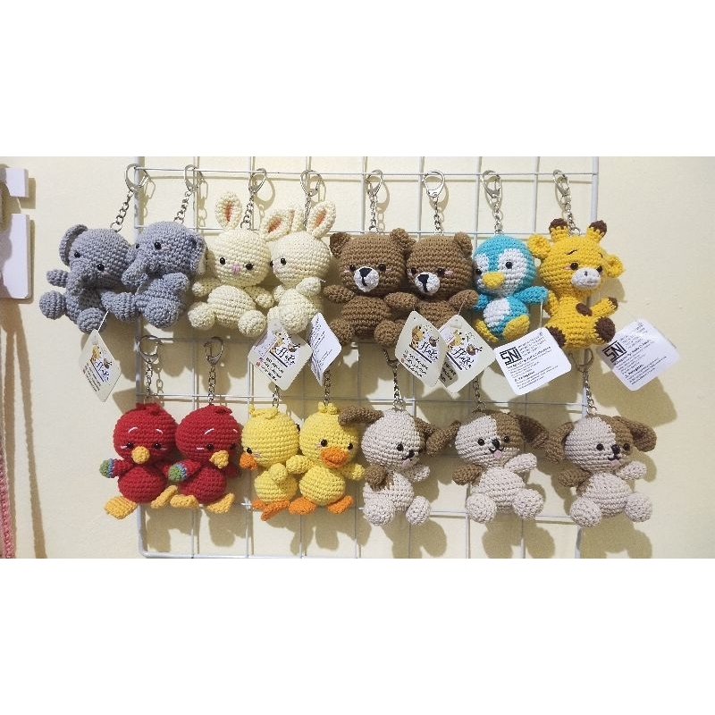 Gantungan Kunci Rajut Binatang HaRagumi