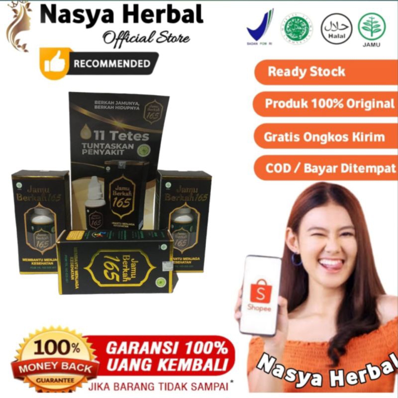 Berkah 165 Jamu Tetes Original Herbal Jamu Berkah 165 Resmi BPOM