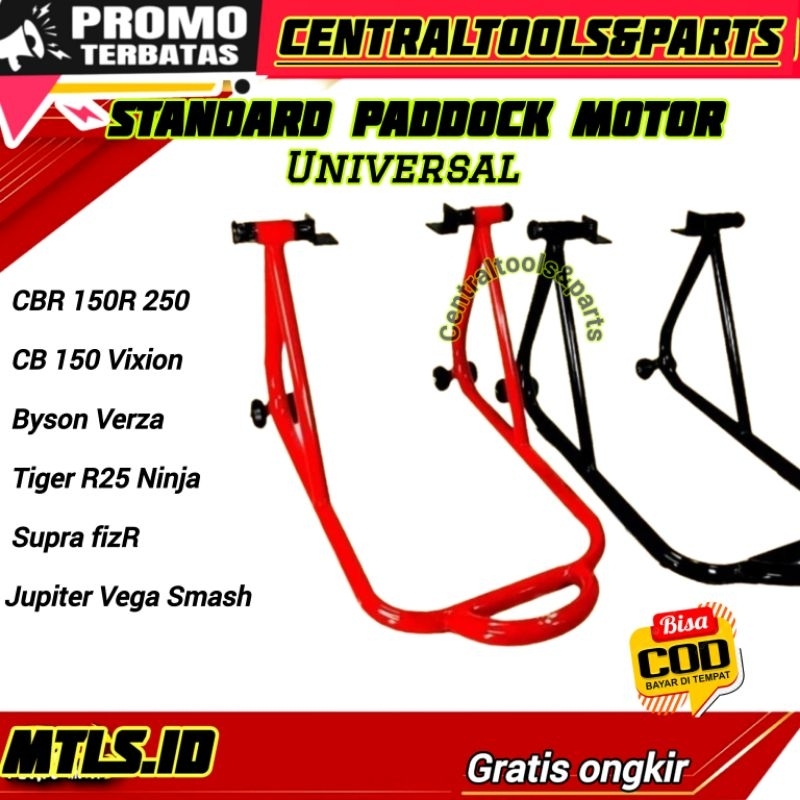 Pedok motor ninja cbr r15 r25 vixion standar padock pedock motor universal pedok pipa universal