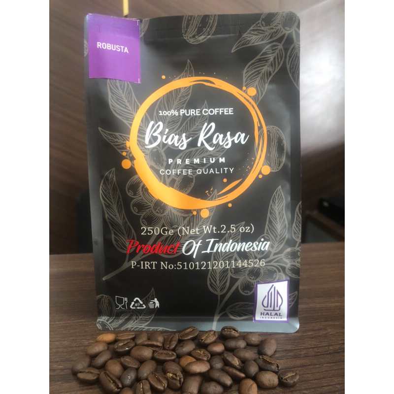 

Kopi Robusta - Bias Rasa Kemasan 250 Gram