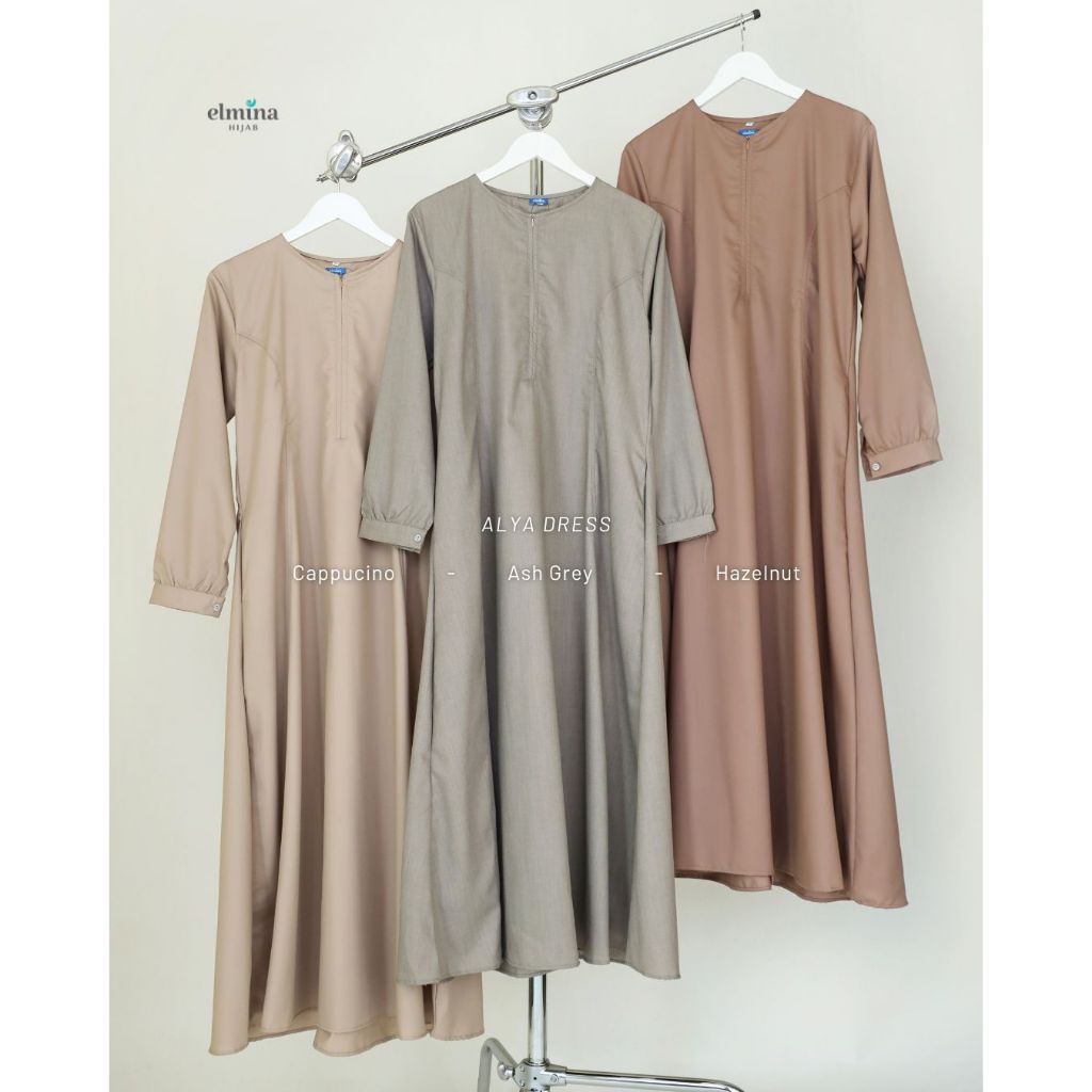Gamis Syari Alya Dress by Elmina Hijab