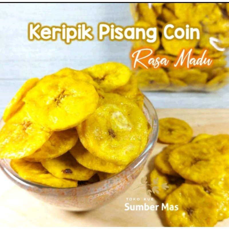 

KERIPIK PISANG MANIS 250gr/ PISANG MANIS/PISANG COIN/PISANG KOIN