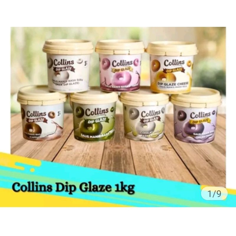 

Glaze Collins 1kg Topping Pisang Nugget Pancake dll