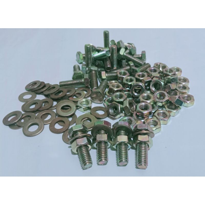 Baud Kunci 10/M6 x 25mm/25cm (komplit mur + ring)