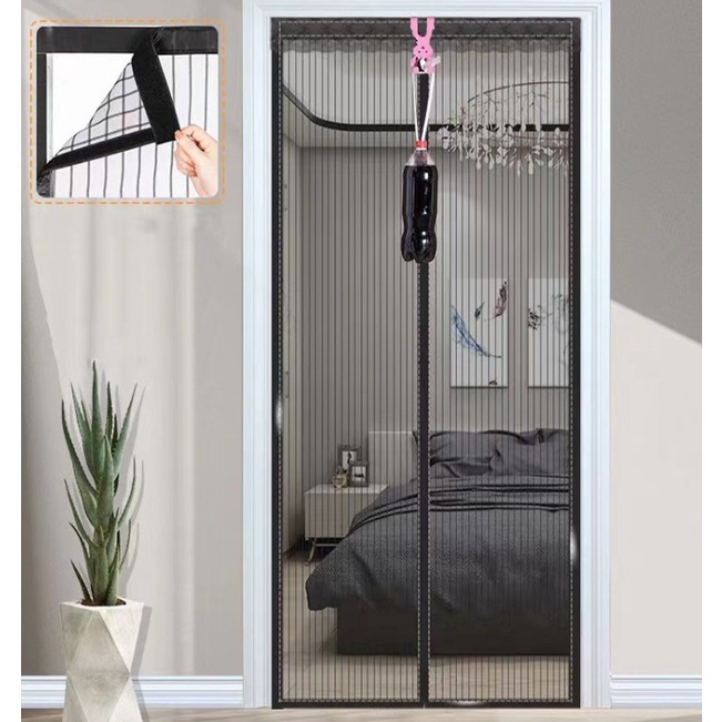 Tirai Pintu Model Magnet Anti Nyamuk Ukuran Besar