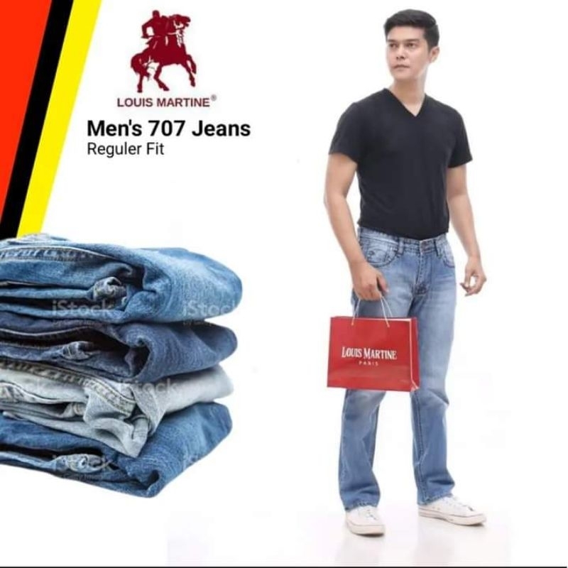 Celana Jeans Pria Panjang LOIS Martin ORIGINAL Standar