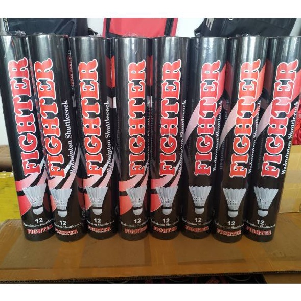 Shuttlekock fighter kok kock fighter original isi 12 pcs
