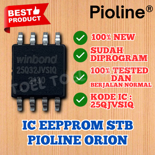 IC EPROM STB PIOLINE ORION / IC EEPROM SET TOP BOX TV DIGITAL PIOLINE ORION