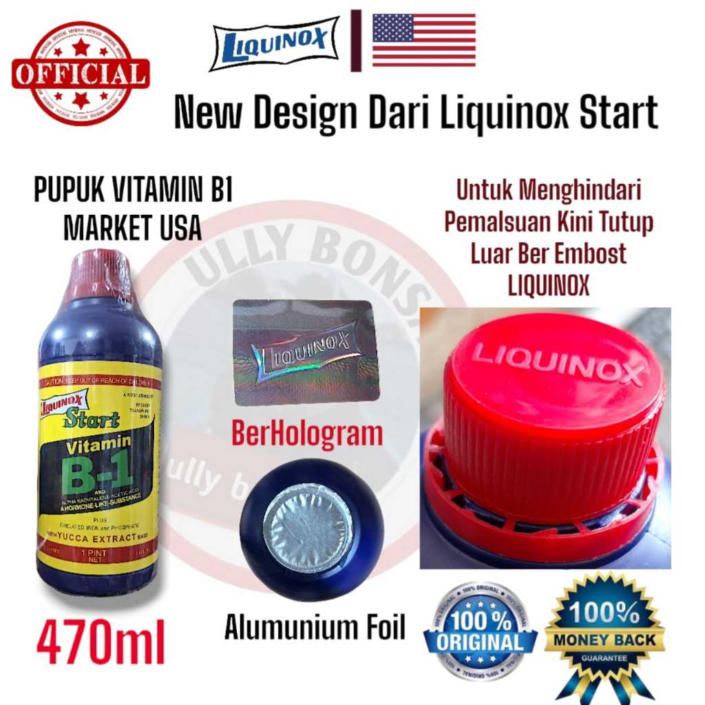 Pupuk Vitamin B1 Tanaman Taiwan Liquinox Start 470ml