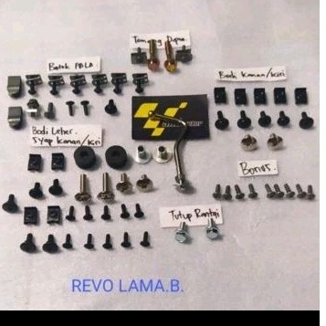 baut full body revo lama/baut fullset body revo 100cc