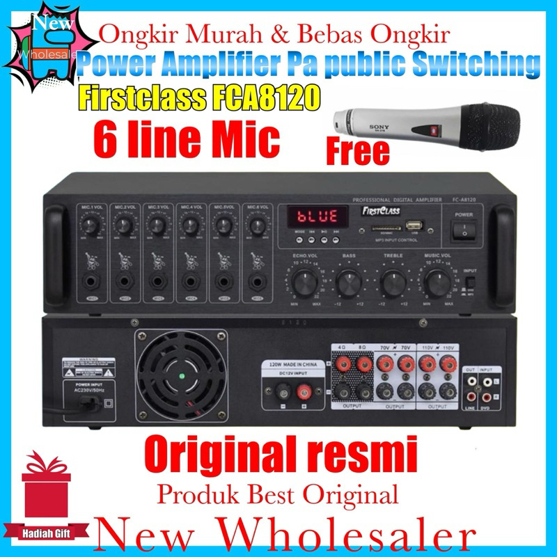 Power Amplifier Firsclass A8120new Pa public switching Power Toa