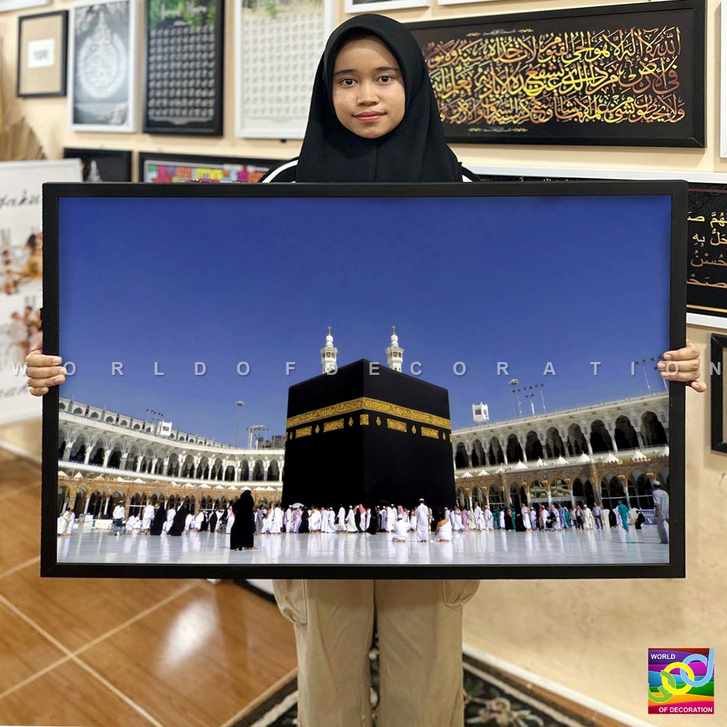 Hiasan Dinding Kabah Ukuran Besar (85x60CM)