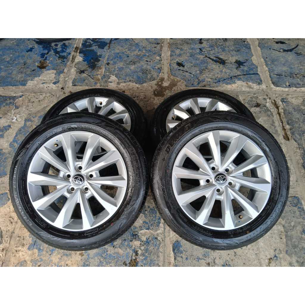 velg mobil bekas zenix ring 17x6 lubang 5x114 seken bekas plus ban geratis ongkir kalimantan surabay