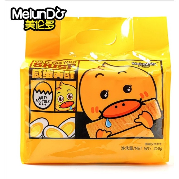 

MEILUNDO SANDWICH CRISPY SALTED SALTY EGG YOLK BISCUIT 258g
