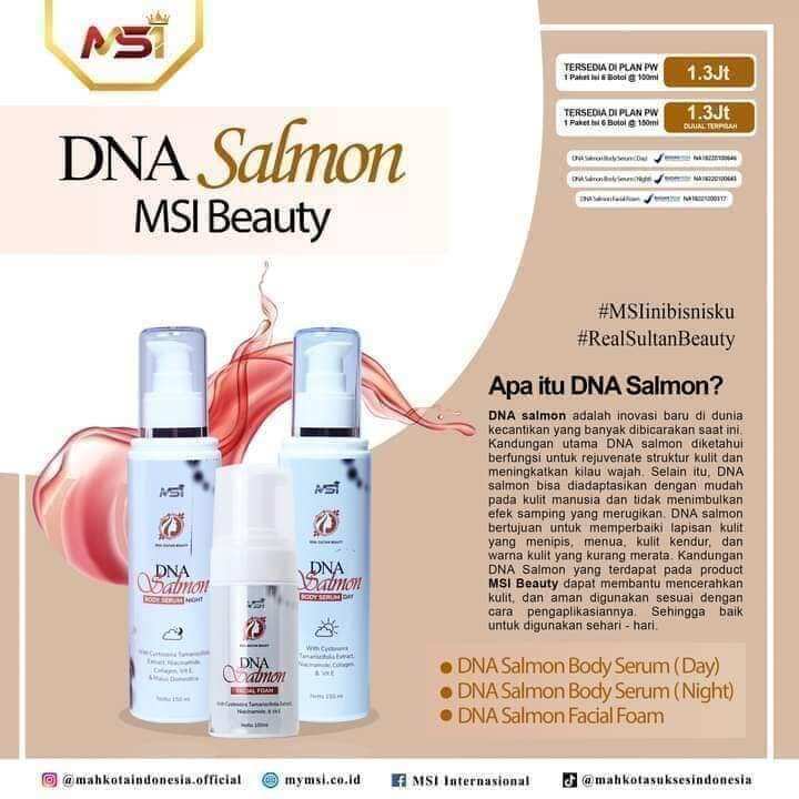 MSI DIAMOND BEAUTY DNA SALMON BODY SERUM DAY