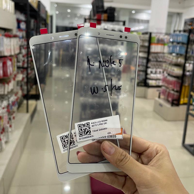KACA LCD REDMI NOTE 5 | GLASS LCD REDMI NOTE 5 PRO | KACA DEPAN LCD REDMI NOTE 5 PRO ORIGINAL