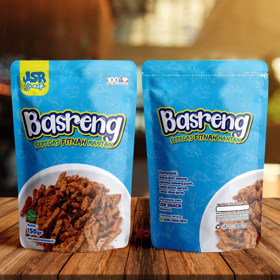 

Terbatas BASRENG BASO GORENG JSR SNACK ISI 15 GRAM GURIH DAUN JERUK