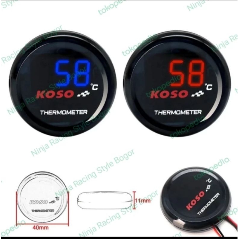 THERMOMETER DIGITAL KOSO  BULAT PNP NINJA R, SS NINJA RR
