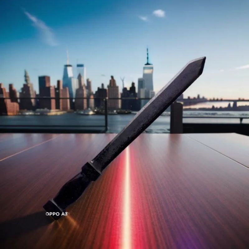 Pedang Kayu Miniatur Alat Peraga Latihan Silat Beladiri 45cm/Pedang Silat/Pedang PSHT/Pedang Kayu Ja