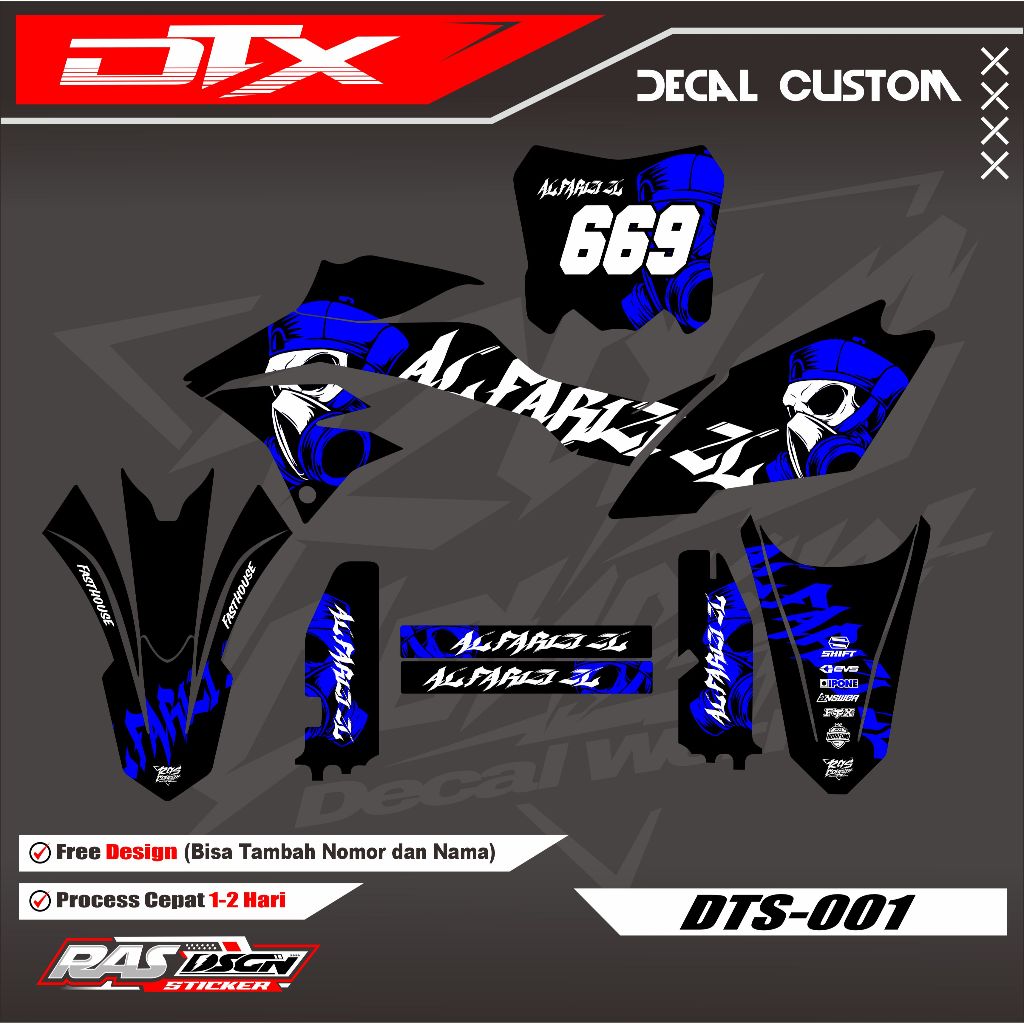 Decal DTX Dtracker Full Body / Decal DTX Street / Decal Dtracker