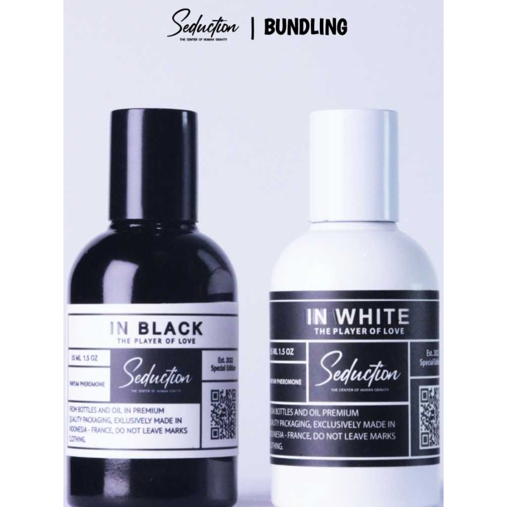 Paket Bundling Seduction In Black | In White The Player Of LOve