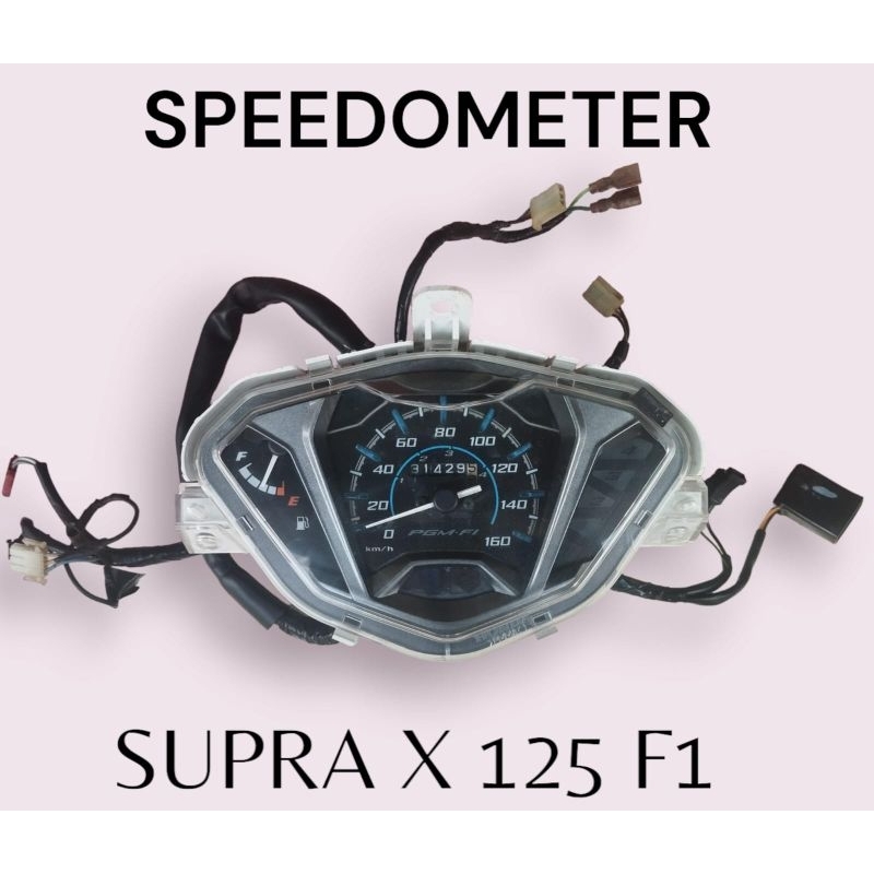 speedometer kilometer odometer honda supra x 125 f1