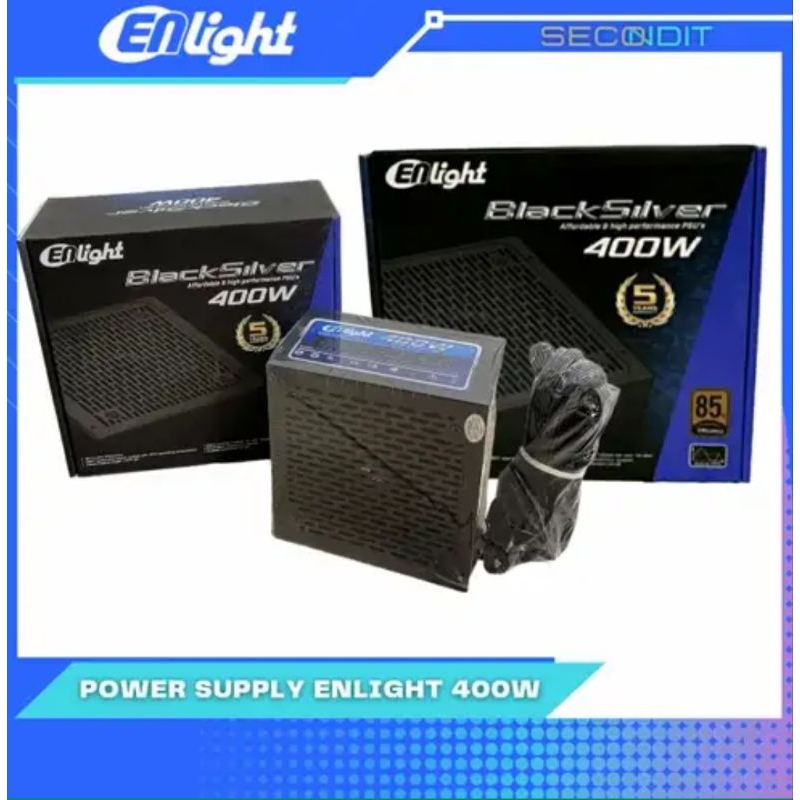 power supply 400 watt enlight 80+ bronze 400watt psu