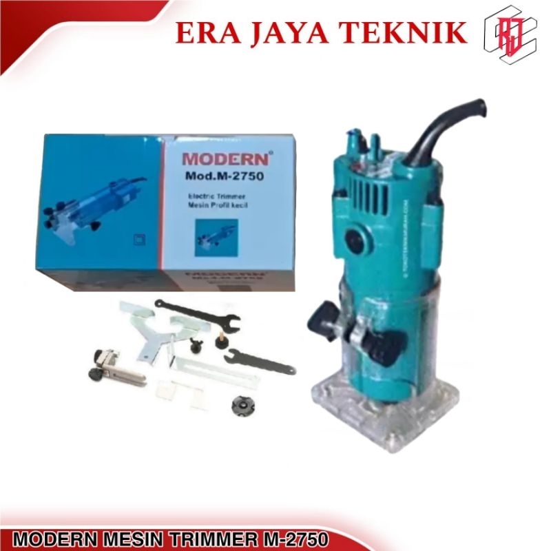 MODERN M-2750 Mesin Trimer Kayu Profil Router Wood Trimmer M2750