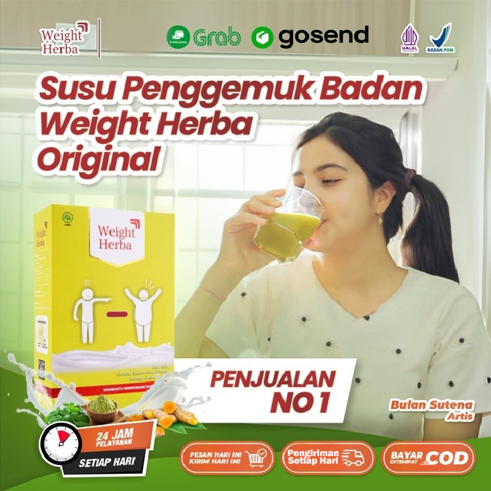 

1 Box Weight Herba Susu Penggemuk Badan Alami Terbukti Tanpa Efek Samping Isi 200 Gram