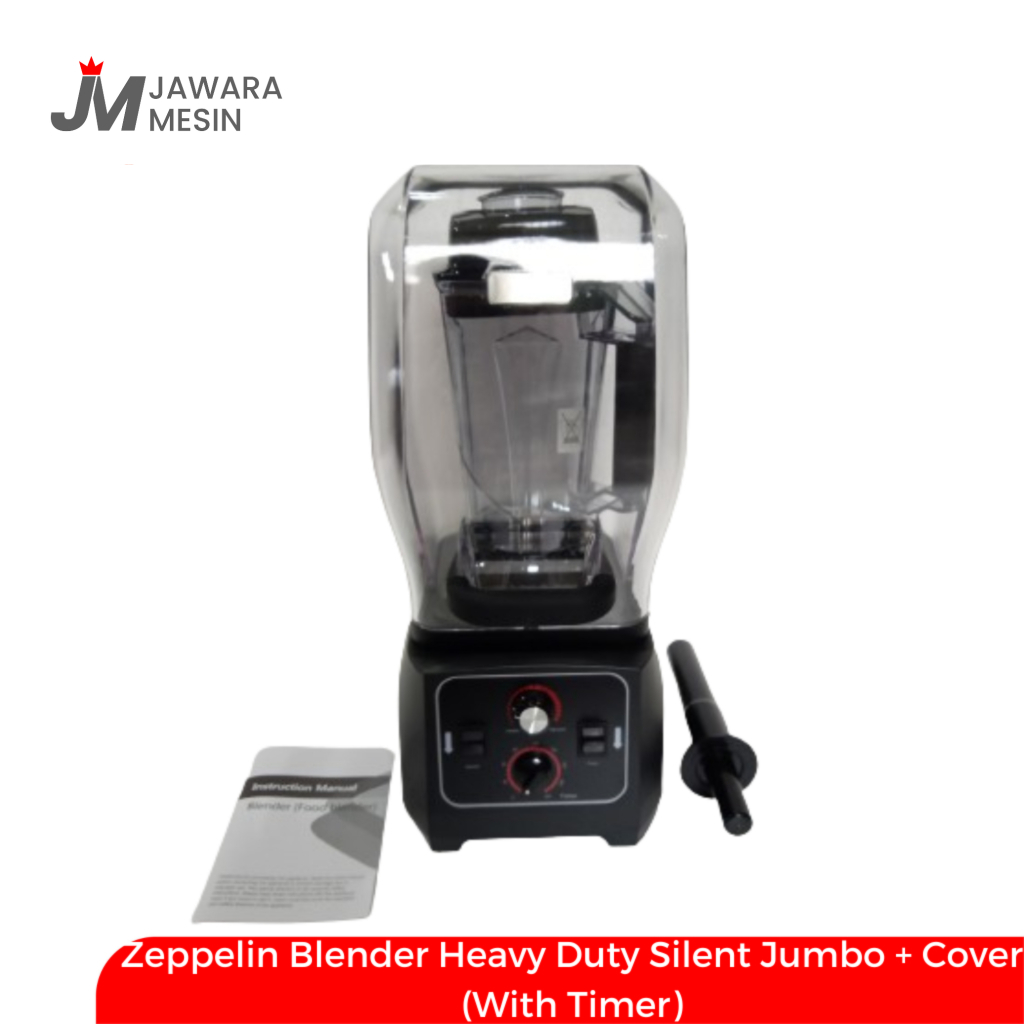 Zeppelin Blender Heavy Duty Silent Jumbo + Cover